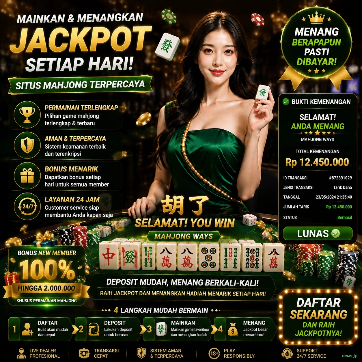 Review Pengalaman Pengguna di Situs dewajp